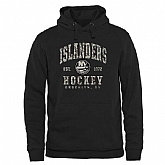 Men's New York Islanders Black Camo Stack Pullover Hoodie,baseball caps,new era cap wholesale,wholesale hats